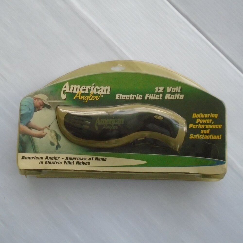 American Angler 12Volt Electric Fillet Knife # 31601Grey/Black
